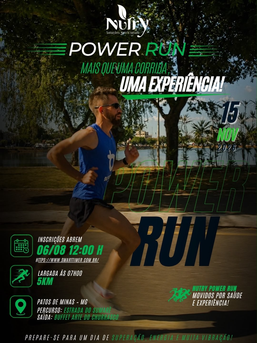 Banner do evento Nutry Power Run