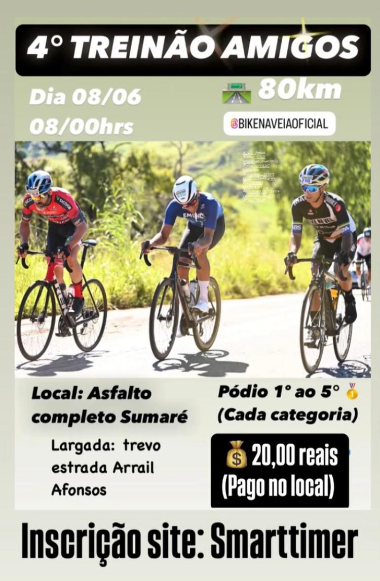 Banner do evento 4º TREINÃO AMIGOS