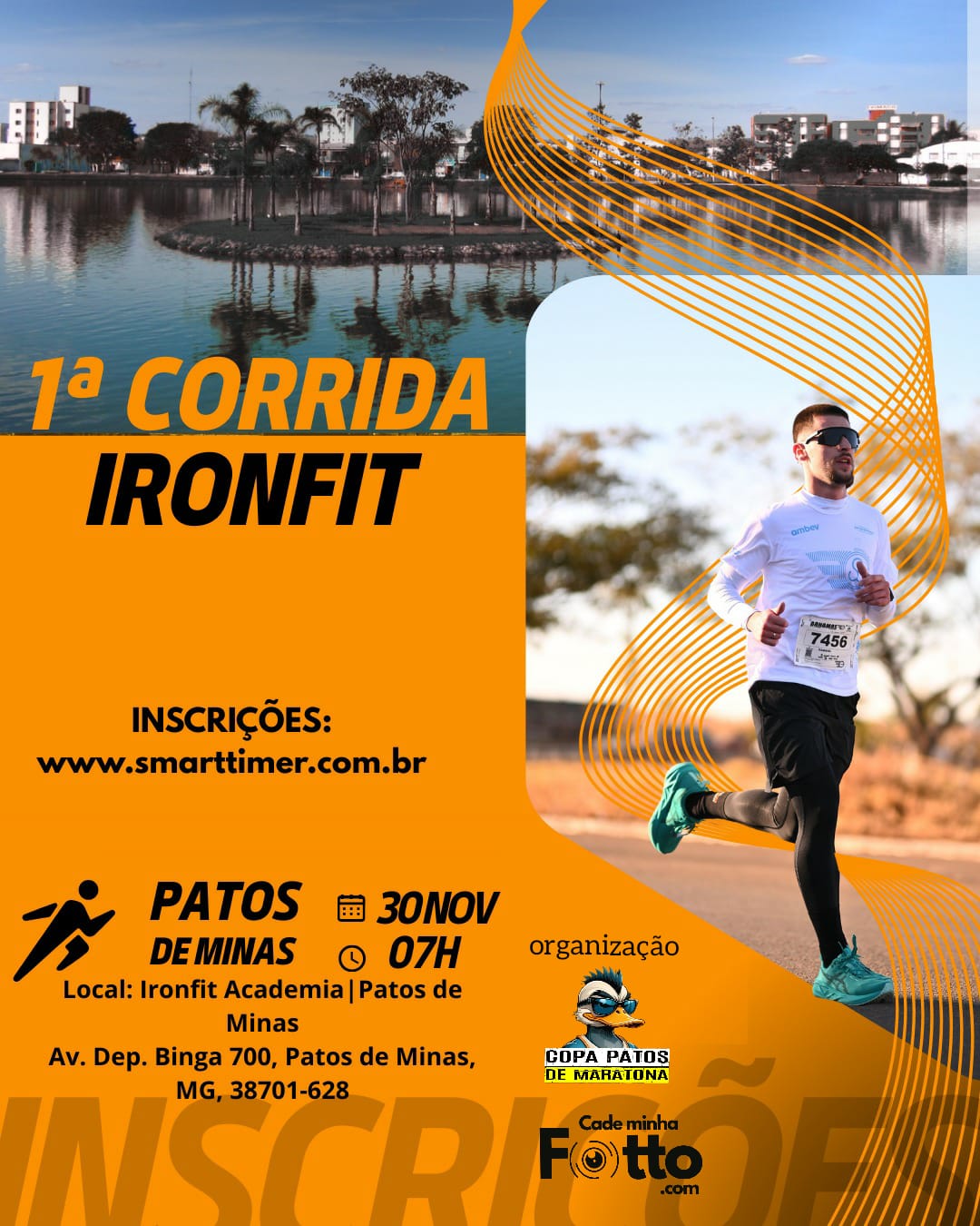 Banner do evento 1ª CORRIDA IRONFIT