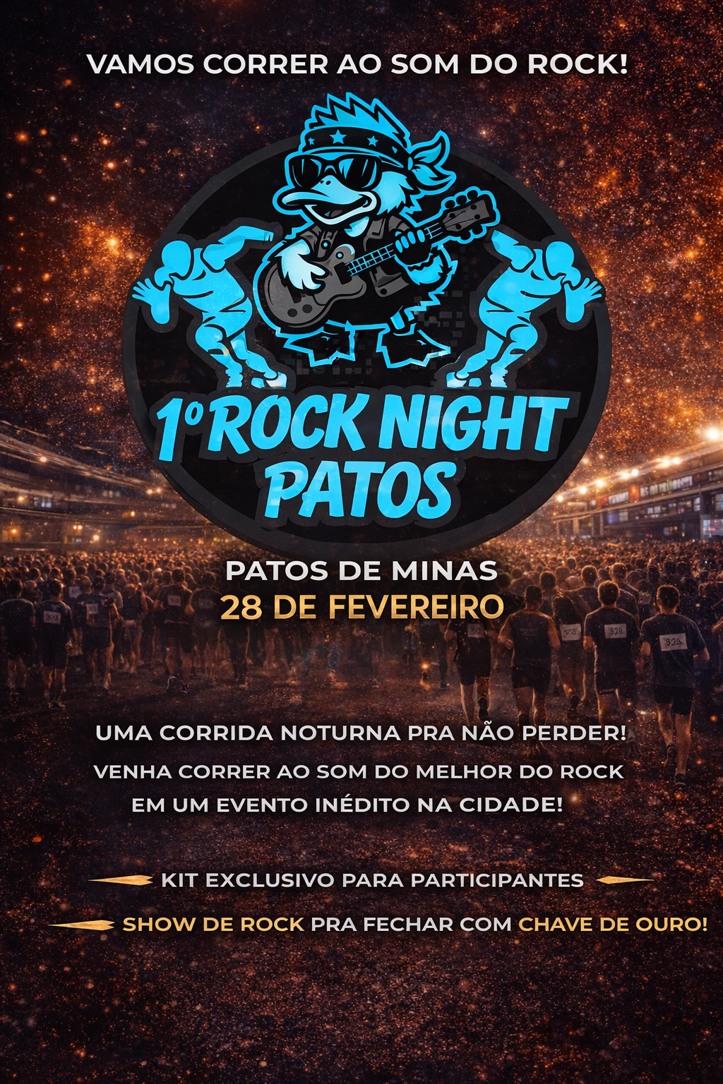 Banner do evento 1º ROCK NIGHT PATOS