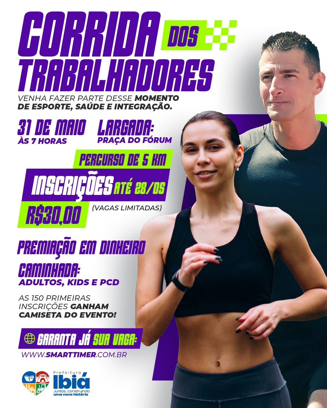 Banner do evento CORRIDA DOS TRABALHADORES