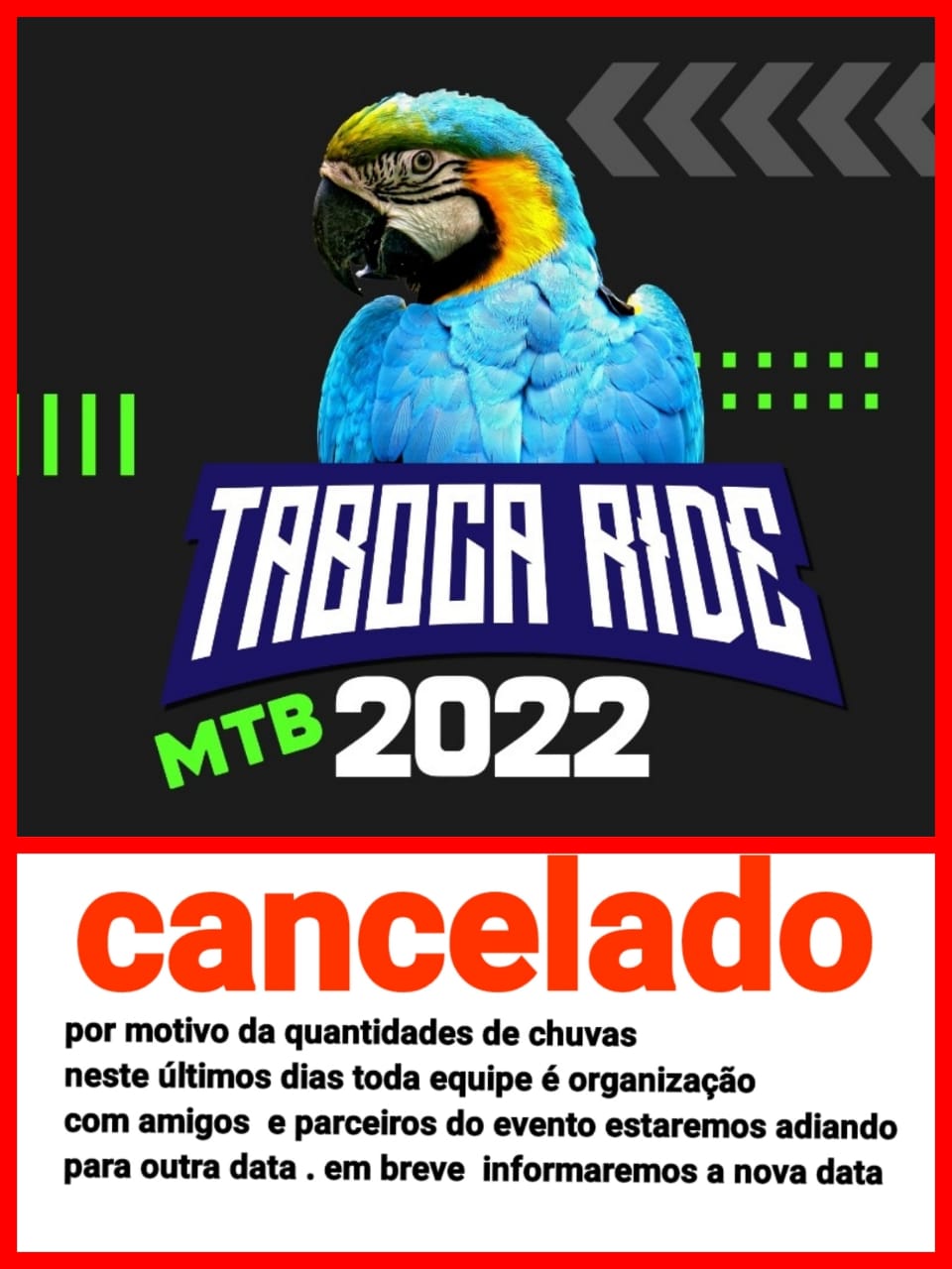 Banner do evento TABOCA RIDE MTB