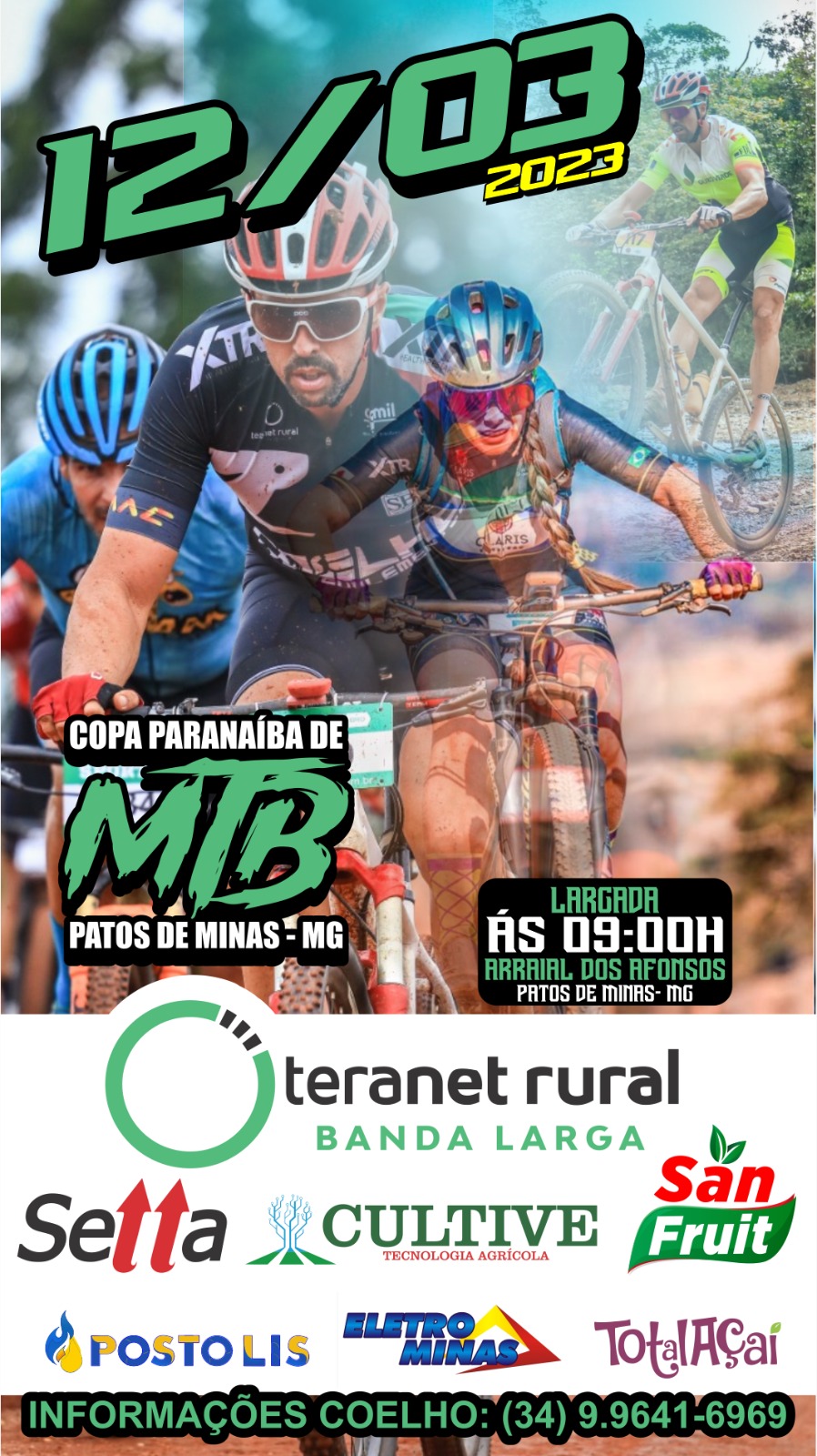 Banner do evento COPA PARANAIBA DE MARATONA